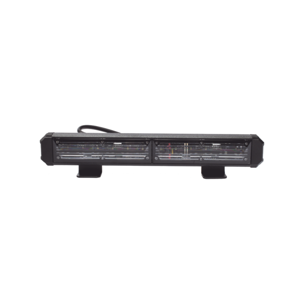 Barra de Luz de Advertencia, 2 Módulos de 6 LED, 11 Pulgadas Ámbar