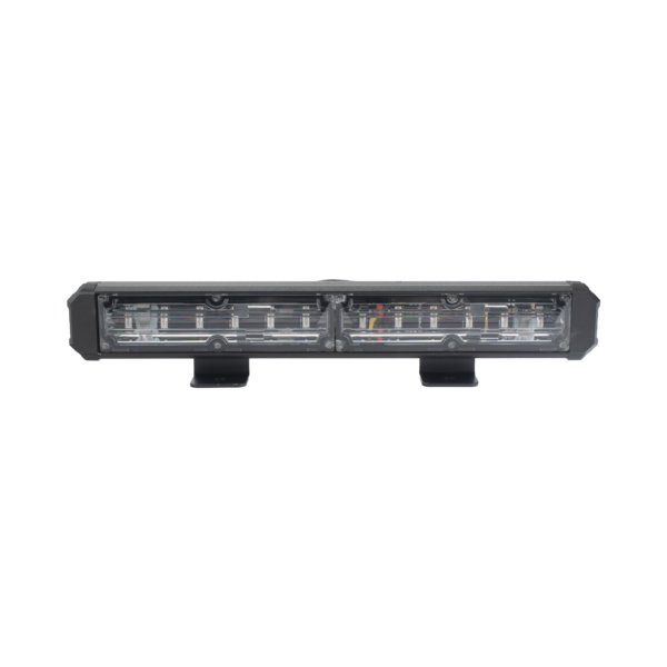 Barra de Luz de Advertencia, 2 Módulos de 6 LED, 11 Pulgadas Rojo