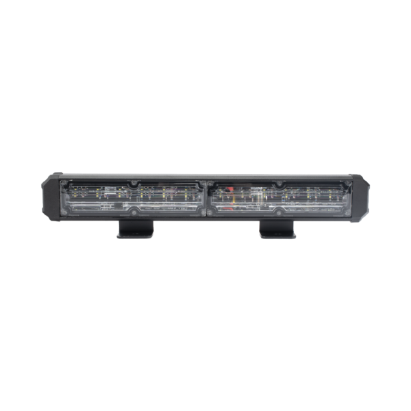 Barra de Luz de Advertencia, 2 Módulos de 6 LED, 11 Pulgadas Rojo/Claro