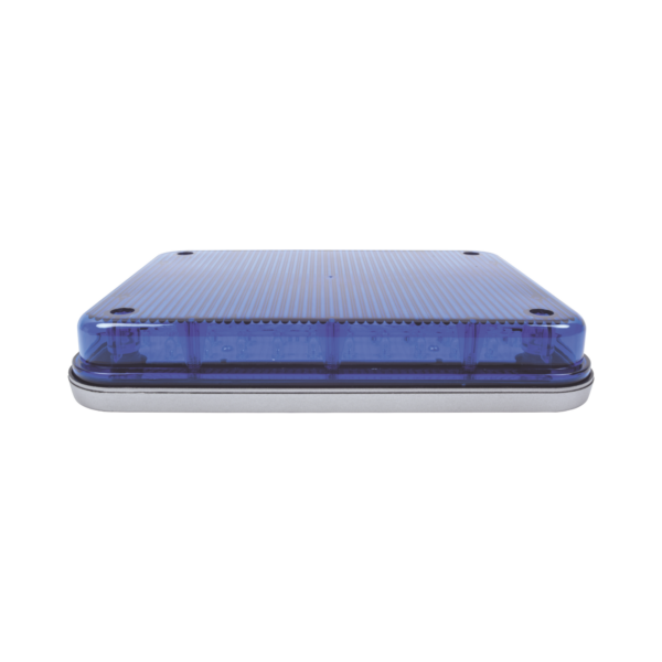 Luz de advertencia de 9x7", Color Azul, Ideal para Ambulancias
