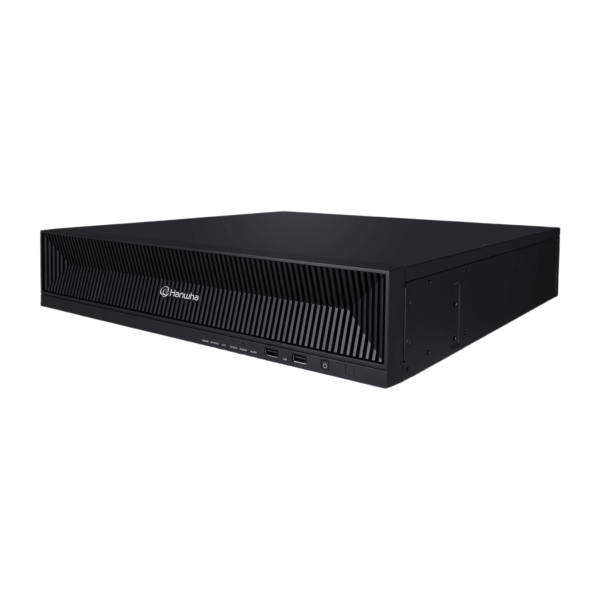 NVR de 16 canales / 32MP / Hasta 4 Discos Duros / Switch PoE+ 16 puertos / Wisenet P2P / H.265 & WiseStream