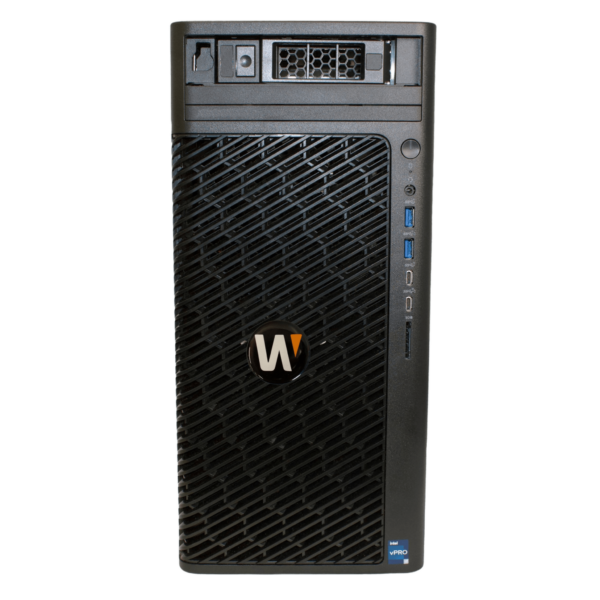 NVR Wisenet WAVE basada en Windows / Incluye licencia WAVE-PRO-04 / 470 Mbps throughput / Incluye 8TB para almacenamiento