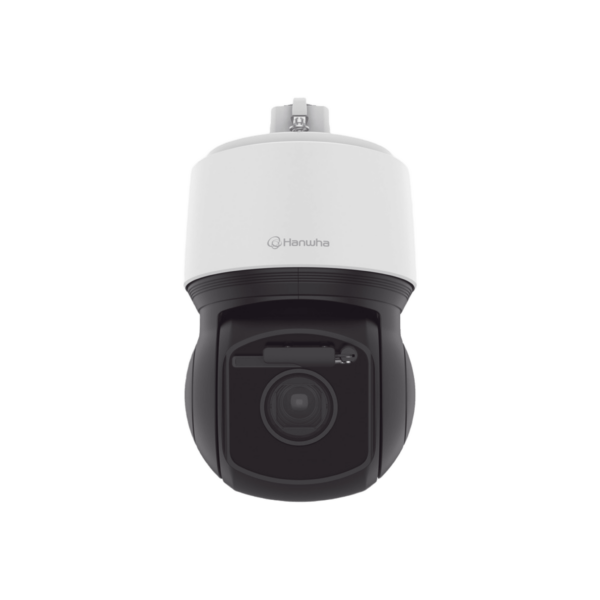 Cámara PTZ IP antivandálica 6MP / 30x Zoom Óptico / IR 200m  / Exterior IP66 / NEMA4X / Auto tracking basado en IA / H.265 & WiseStream / Wiper incluido