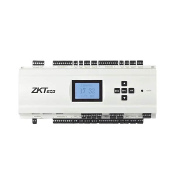 CONTROLADOR DE ELEVADORES IP EC10 / SOPORTE 10 PISOS / HUELLAS 3000 / TARJETAS 30000 / EVENTOS 100000 / TCP-IP Y RS485 / 3 TARJETAS EX16 / DIMENSIONES 242X95X60 MM