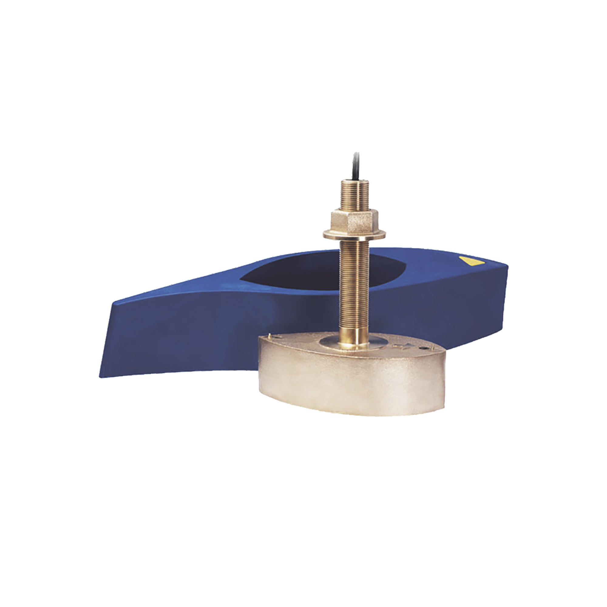 Transductor B260 de 1 kW en frecuencia 50/200 kHz, montaje a través del casco de bronce a cable pelado, con sensores de profundidad, velocidad y temperatura