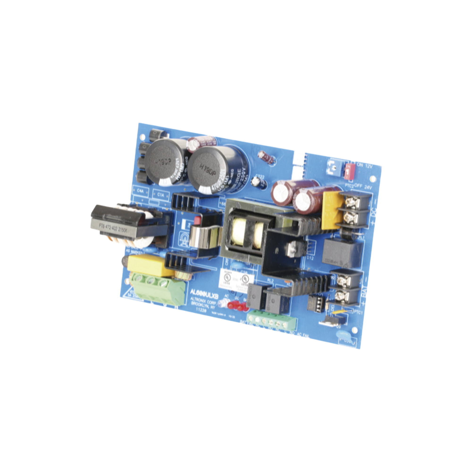 Fuente de alimentación / Tipo tarjeta / salida única/ 12/24 Vcc / 6 A / Entrada 115 Vca