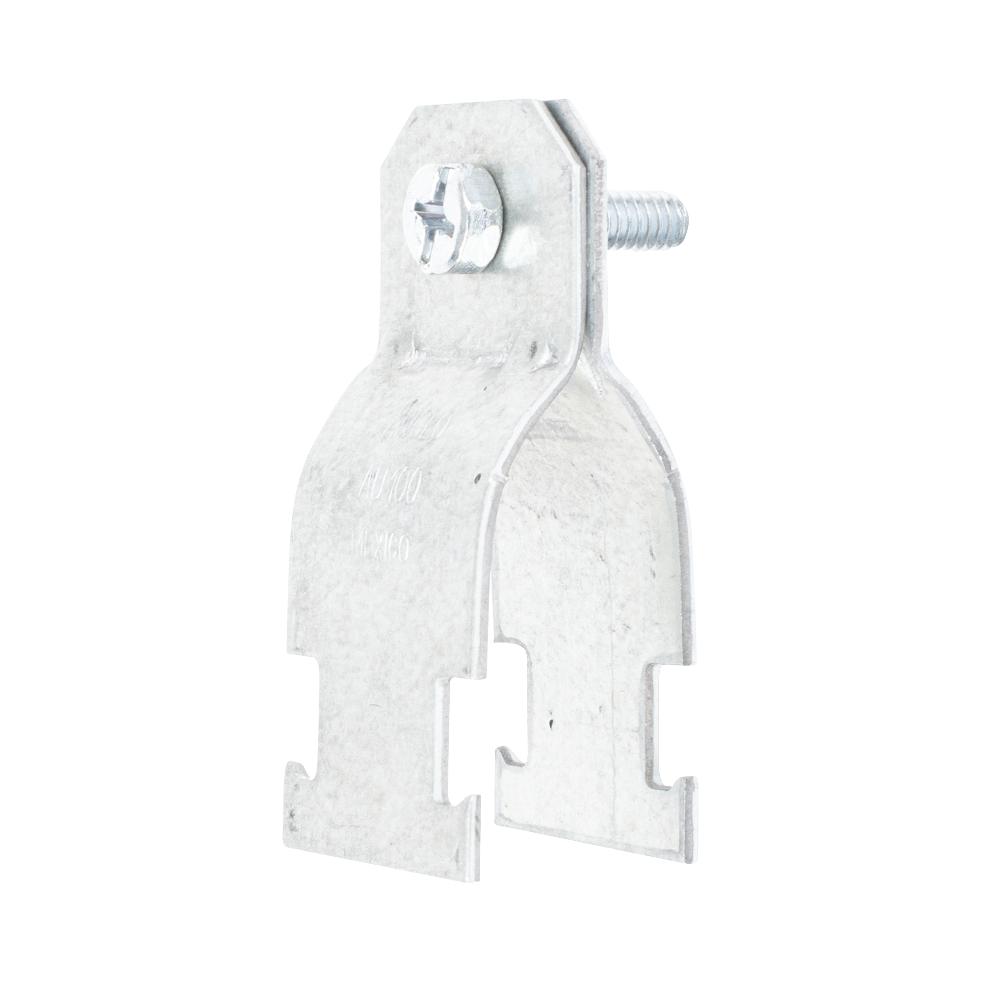 Abrazadera Unicanal para Conduit Pared Gruesa y PVC de 2 1/2" (63 mm).