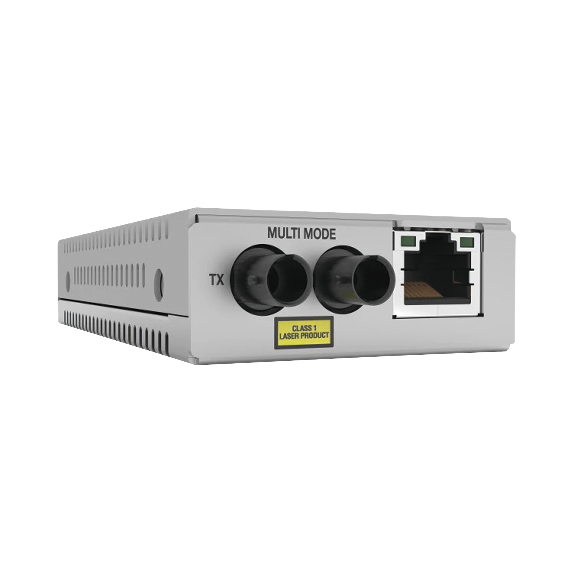 Convertidor de medios Fast Ethernet a fibra óptica, conector ST, multimodo (MMF), distancia hasta 2 km