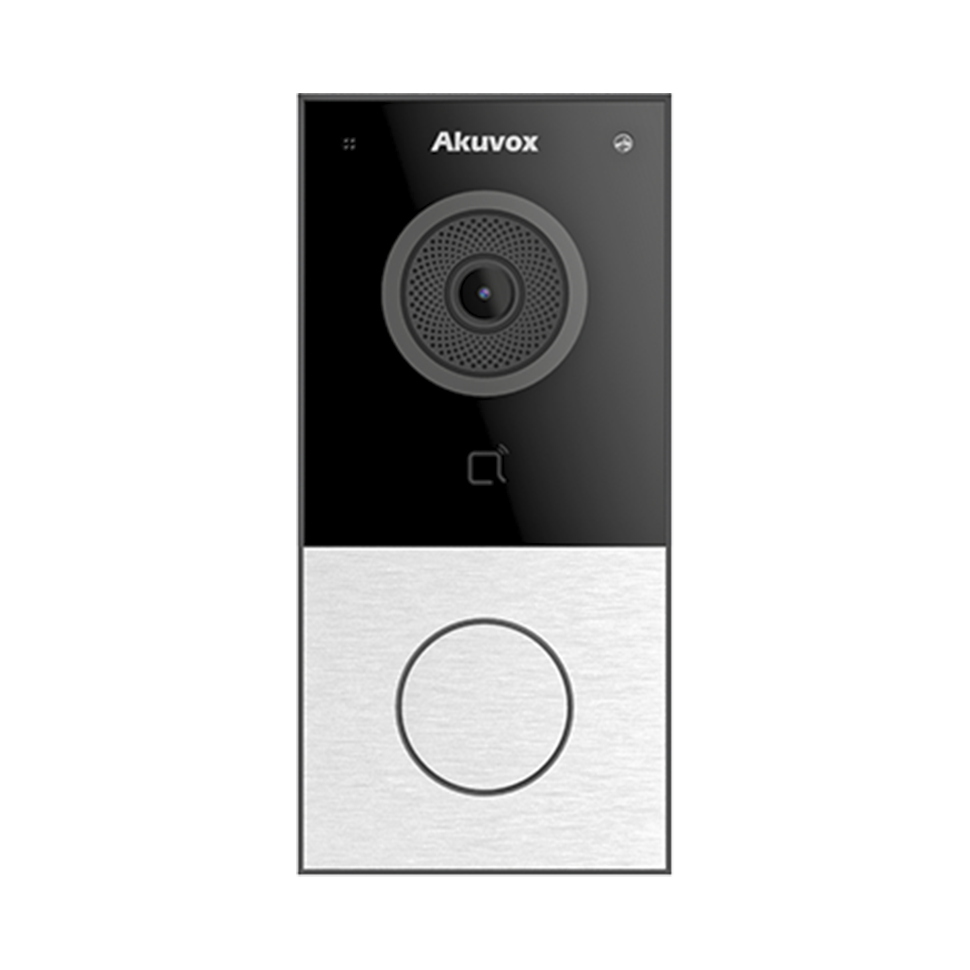 DOORBELL / WIFI / 100% en la Nube / POE / Bluetooth / NFC / Lector de Tarjetas MIFARE / Notificación en APP / Llamada Telefónica / SIP / ONVIF / IP65 / Cámara 2 MP / Botón con Iluminación / Control de 1 Puerta