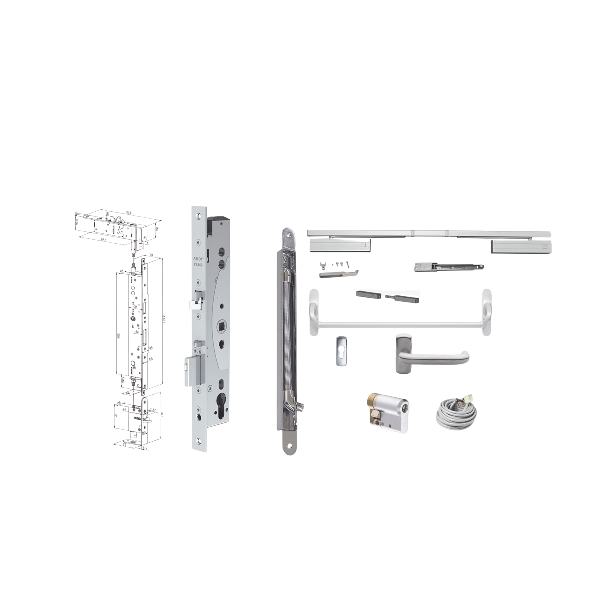 KIT DE CERRADURA PE460
