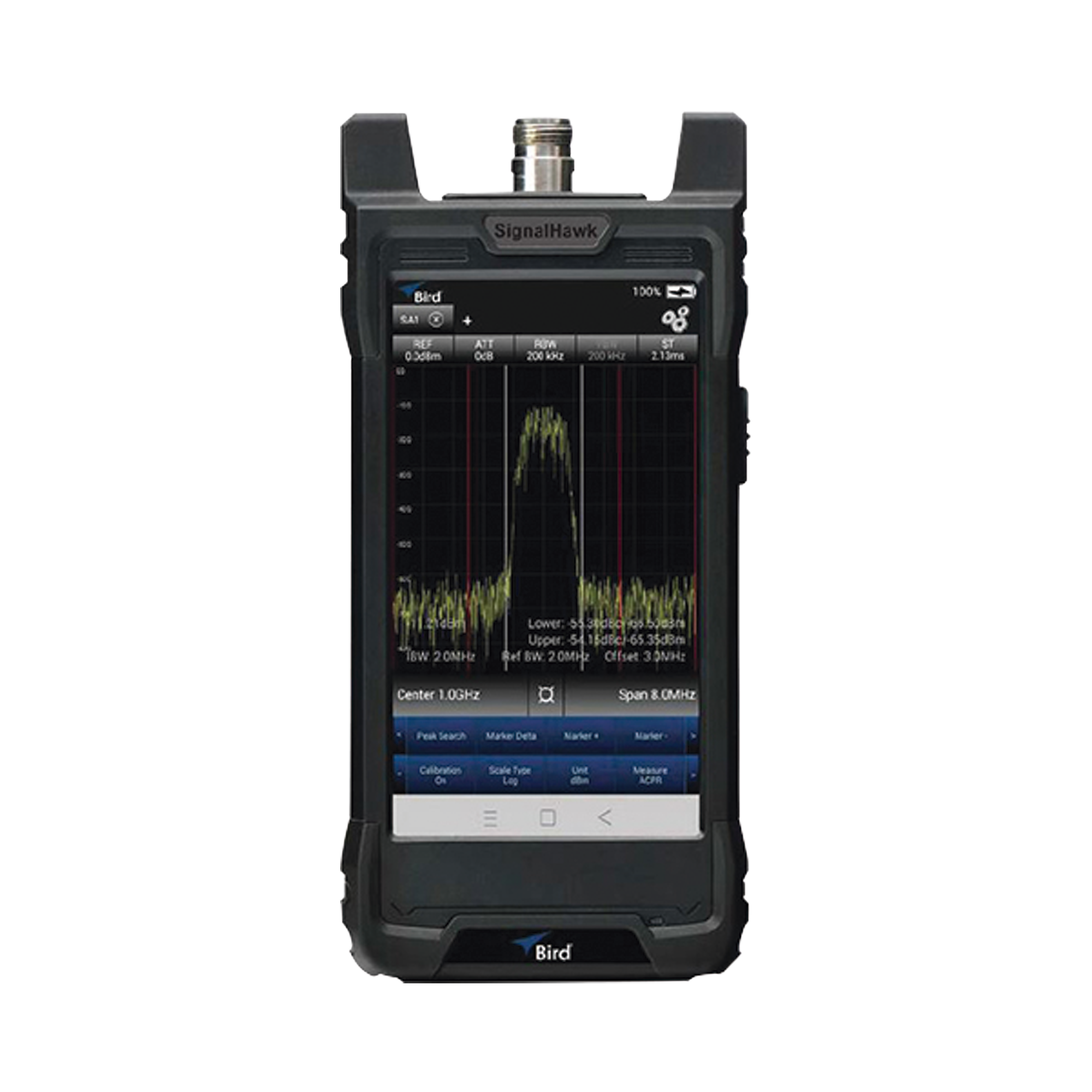 Analizador de Espectro Portátil SIGNAL HAWK, 9 KHz a 6 GHz, Incluye Estuches de uso Rudo y Ligero, Batería Li-Ion, Adaptador 12V, Lápiz Táctil, Adaptador USB-C a USB-A, Manual de Instrucción.