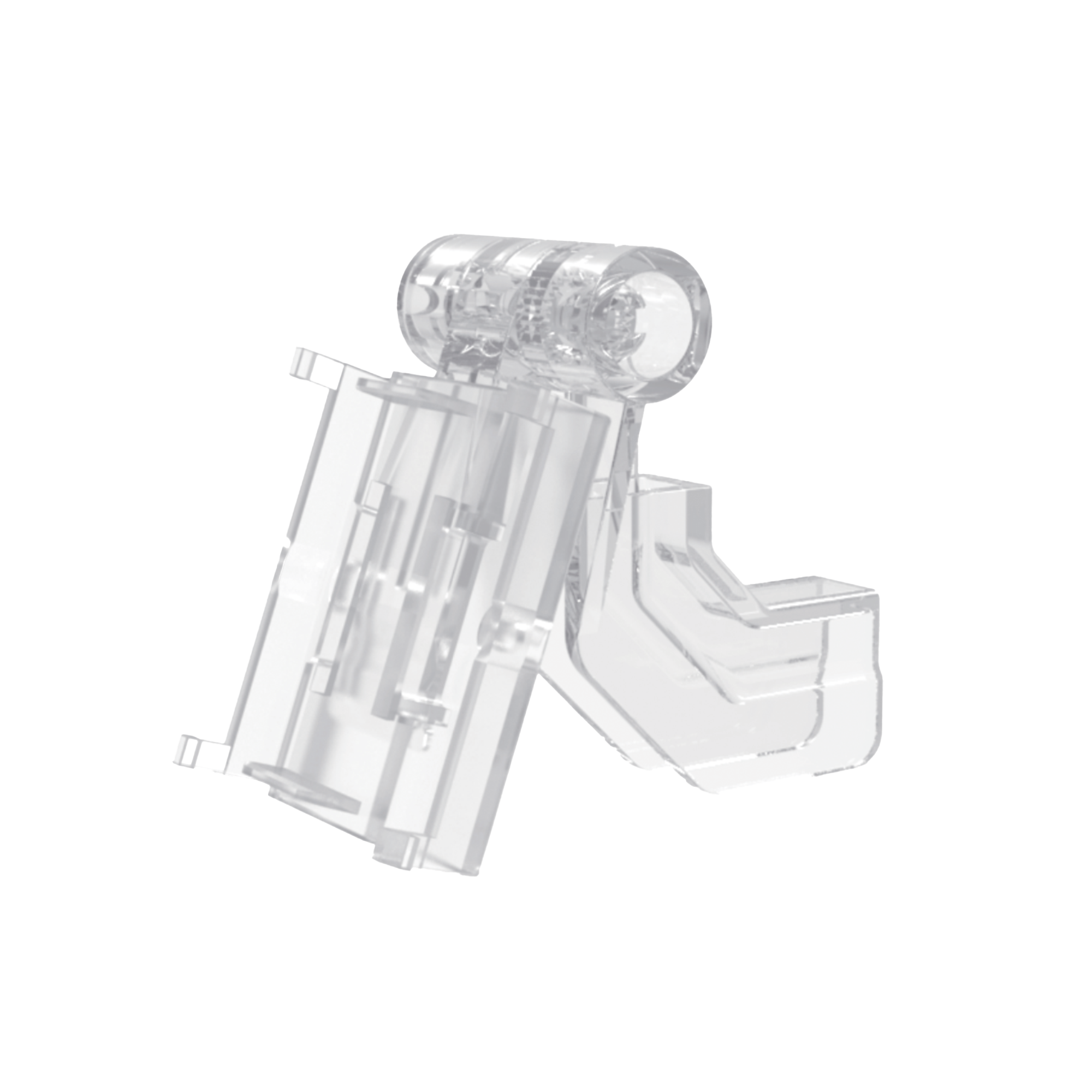 Gancho en T con Placa Trasera Adaptadora para Etiqueta de Tinta Electrónica / AccessPRO / Diametro 5-9 mm / Compatible con 2.13" - 2.66" - 2.9"