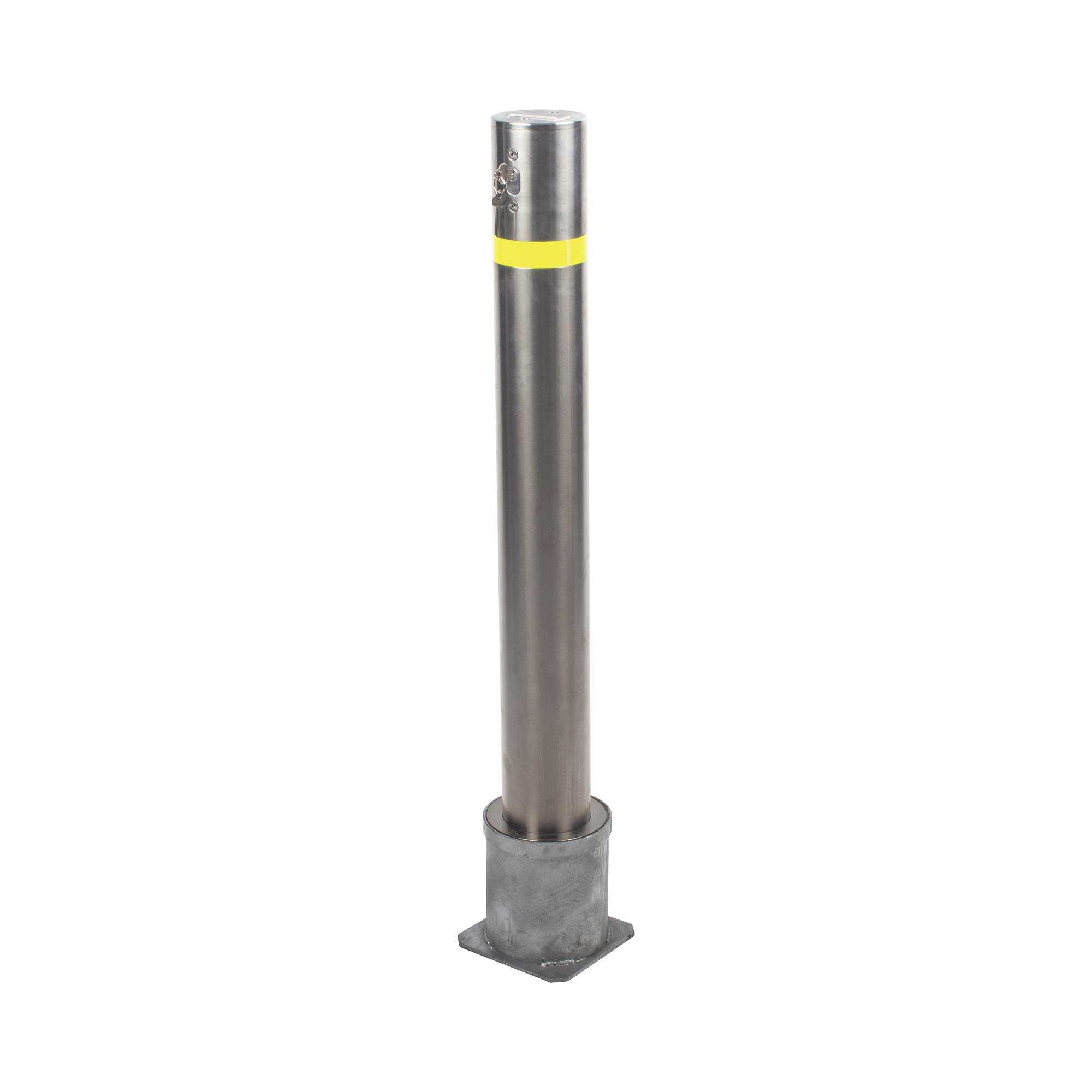 Bolardo Desmontable de Acero Inoxidable de 900 mm de Altura / Ideal para aplicaciones de delimitaciones vehiculares y peatonales