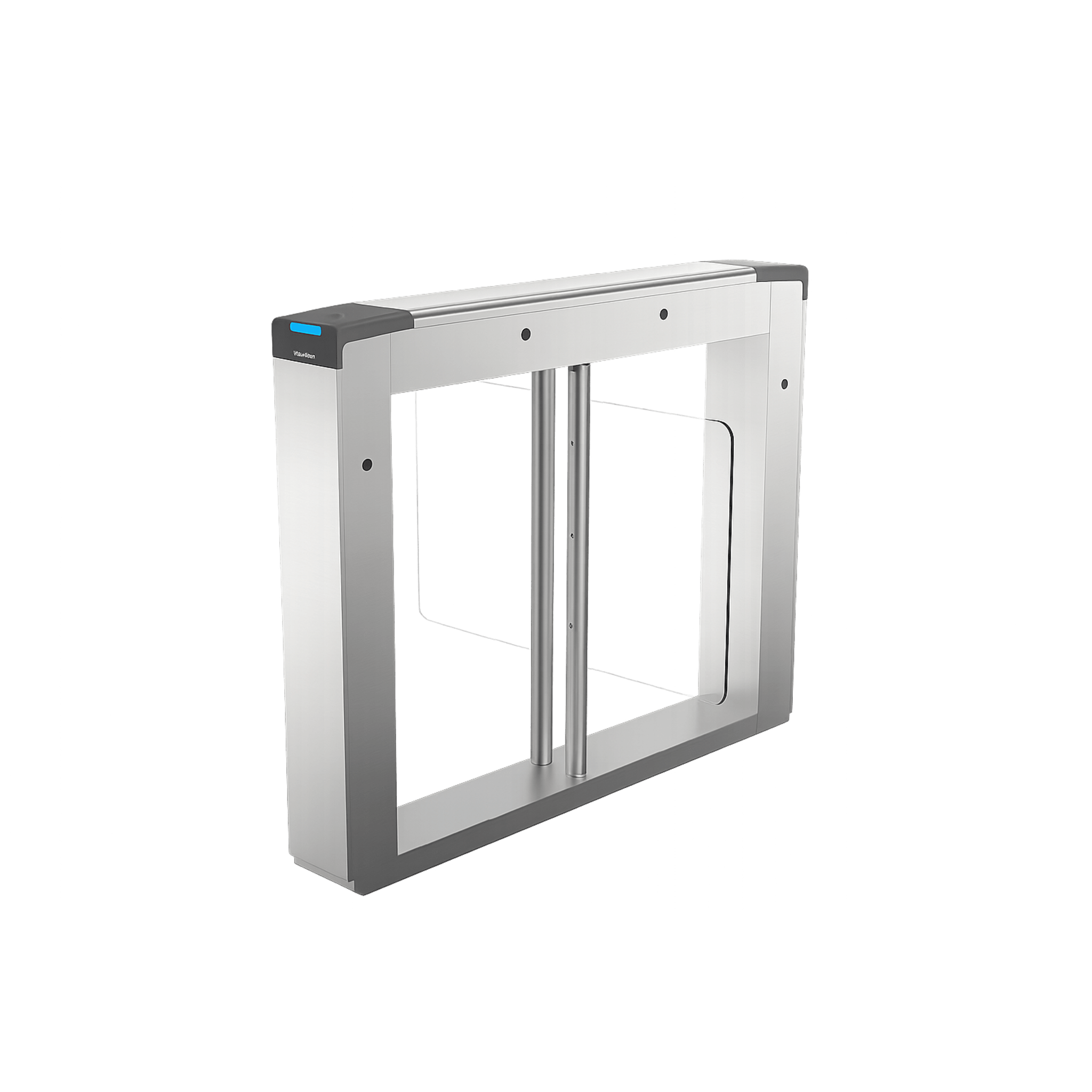 Carril Central Para Torniquete Swing AP-8000HD/ 4 Pares Detectores IR / Motor Sin Escobillas / Capacidad 20-60 Personas por Minuto / Ancho Carril 550-900 mm / Material Acero Inoxidable SUS304 / Interior y Exterior