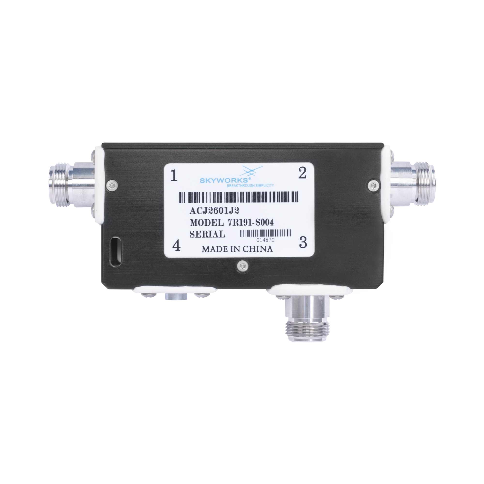 Circulador para 440-450 MHz, 100 Watt, Conectores N Hembra.
