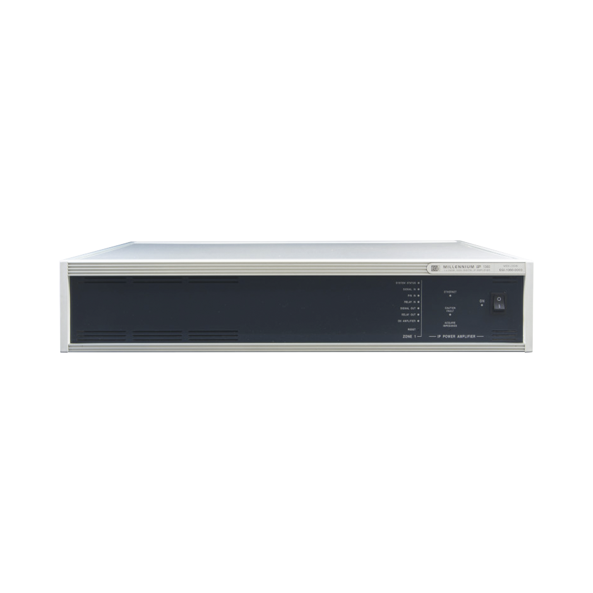 ETAPA DE POTENCIA DIGITAL 1x240W 100V MILLENNIUM IP CON CONECTIVIDAD IP LAN, SUPERVISON, CALIDAD DE SONIDO HQ PARA 1 ZONA, EN FORMATO RACK 2U