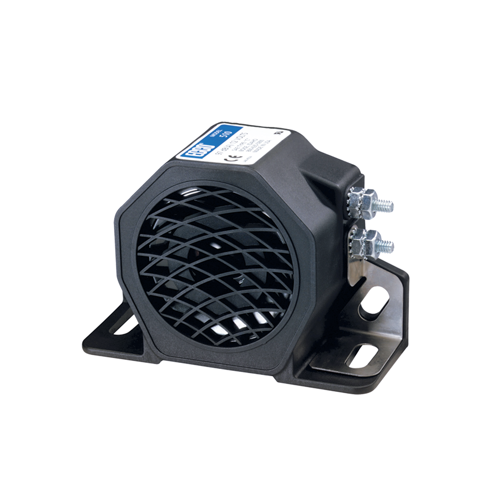 Alarma de reversa, 12-24 Vcc, 97 dBA