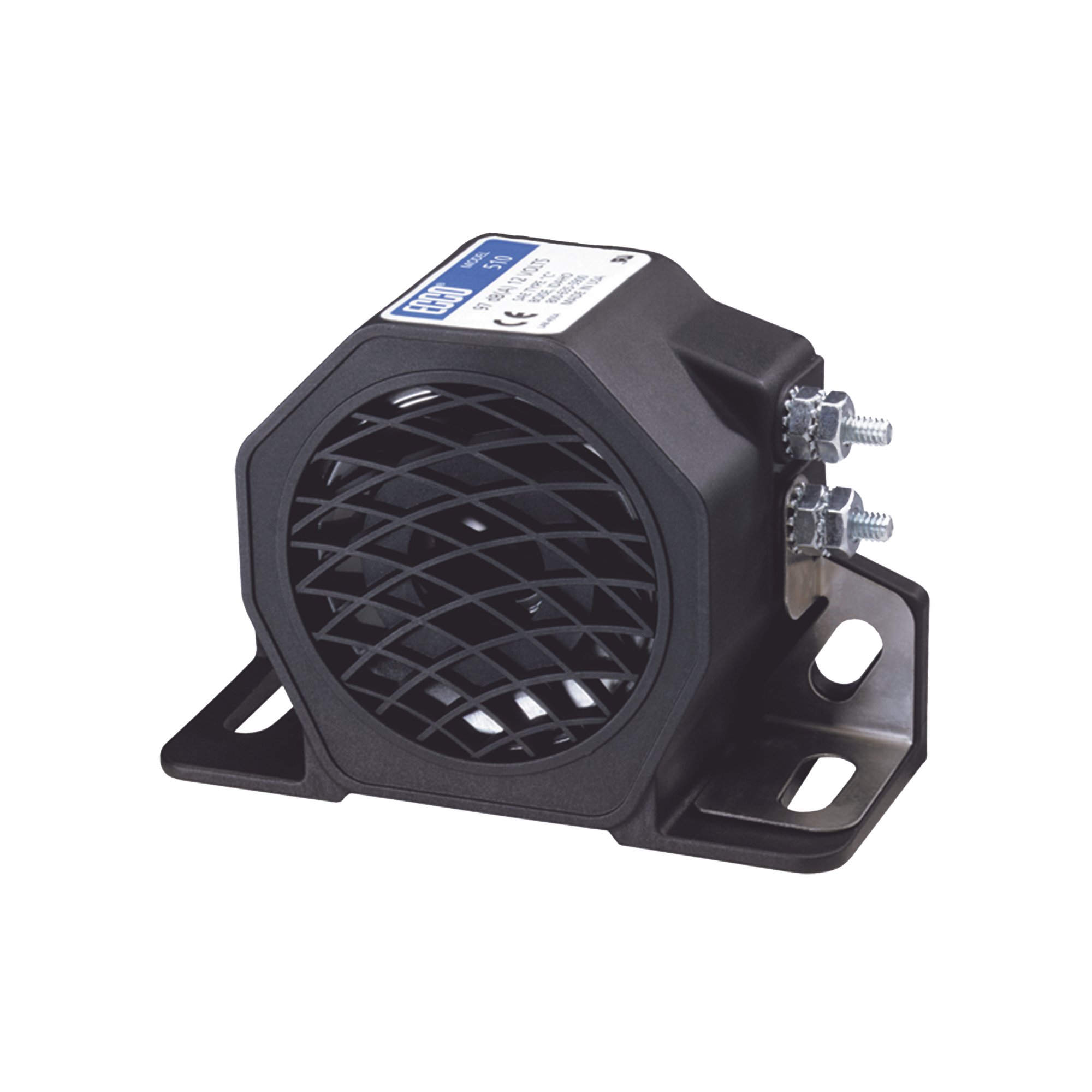 Alarma de reversa, 12-48 Vcc, 97 dBA