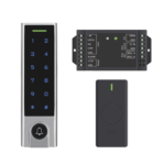 Mini Controlador de Acceso con Teclado Inalámbrico / Cuenta con Botón de Salida Inalámbrico / Soporta Tarjeta y Contraseña / Cuenta con Botón de Timbre