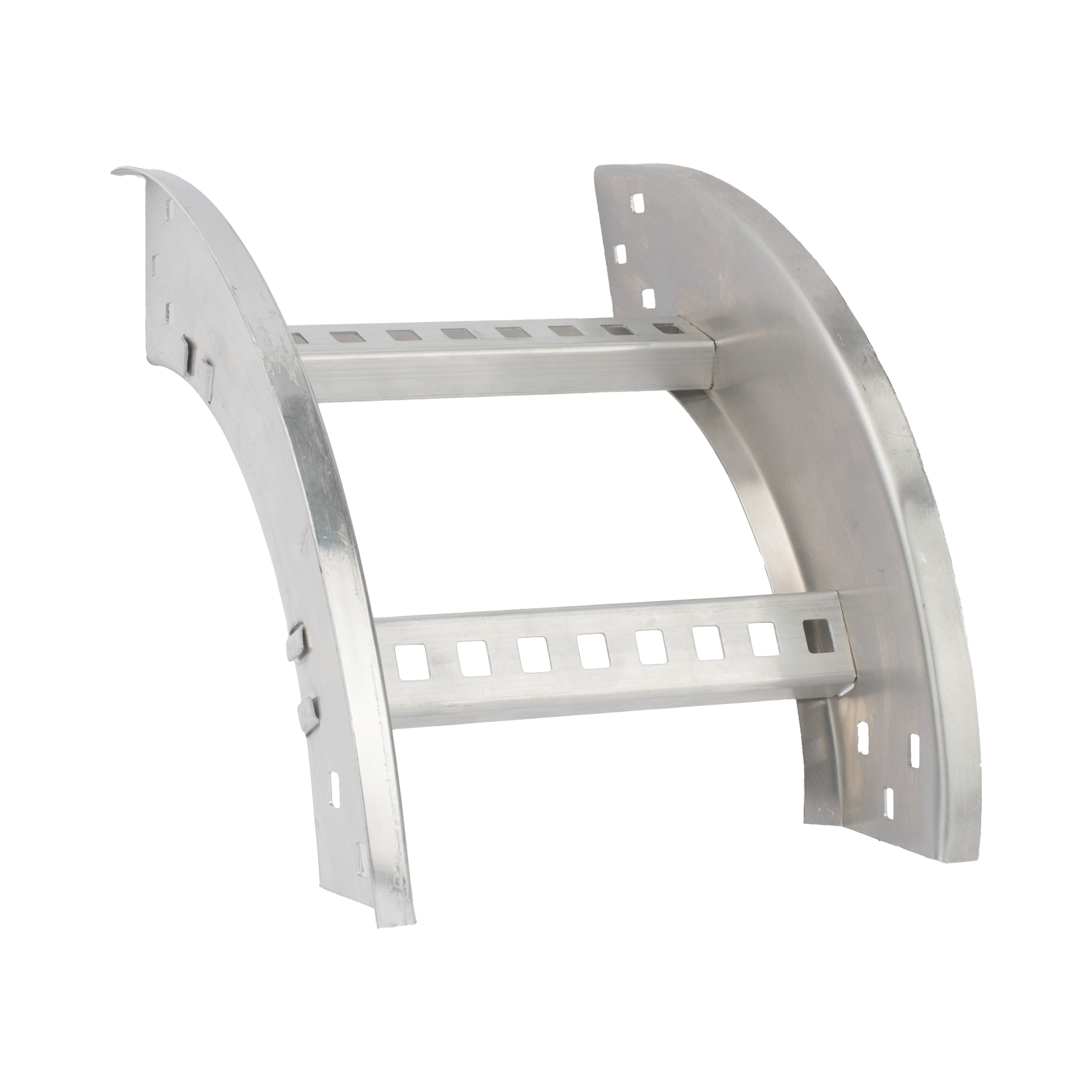 Curva Vertical Exterior de Aluminio de 90° Perfil Z / Peralte 3 1/4" / Ancho 12" / Radio 8" / Incluye Tornillería (CHVE90EZ314R8X12AK)