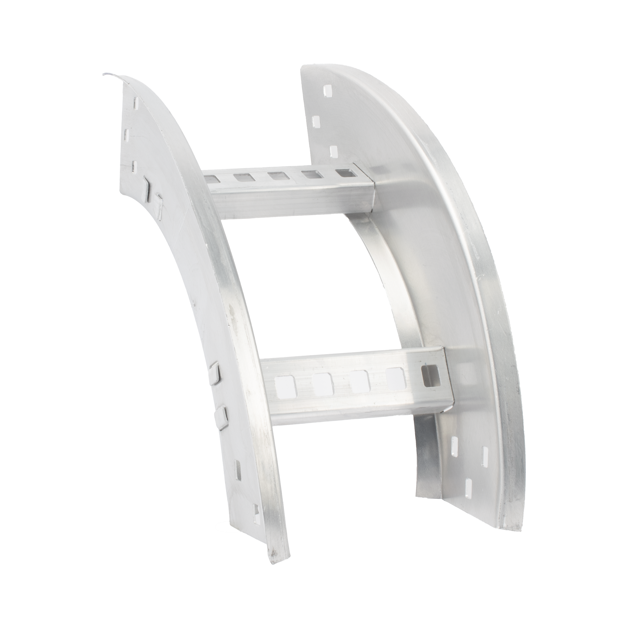 Curva Vertical Exterior de Aluminio de 90° Perfil Z / Peralte 3 1/4" / Ancho 6" / Radio 8" / Incluye Tornillería