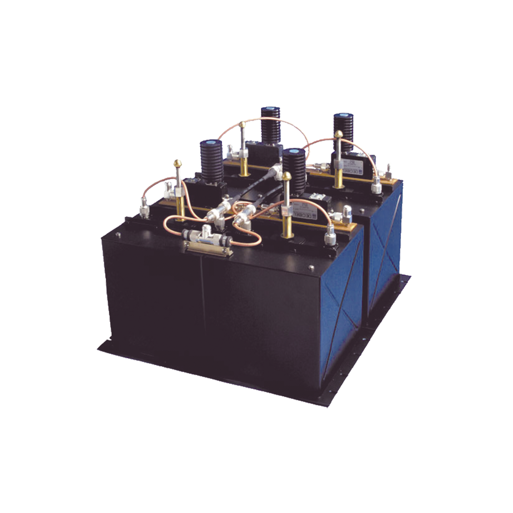 Combinador dB SPECTRA, en Panel /Rack 19", 410-430 MHz,3 Canales, 100 kHz de Sep. N Hembras.