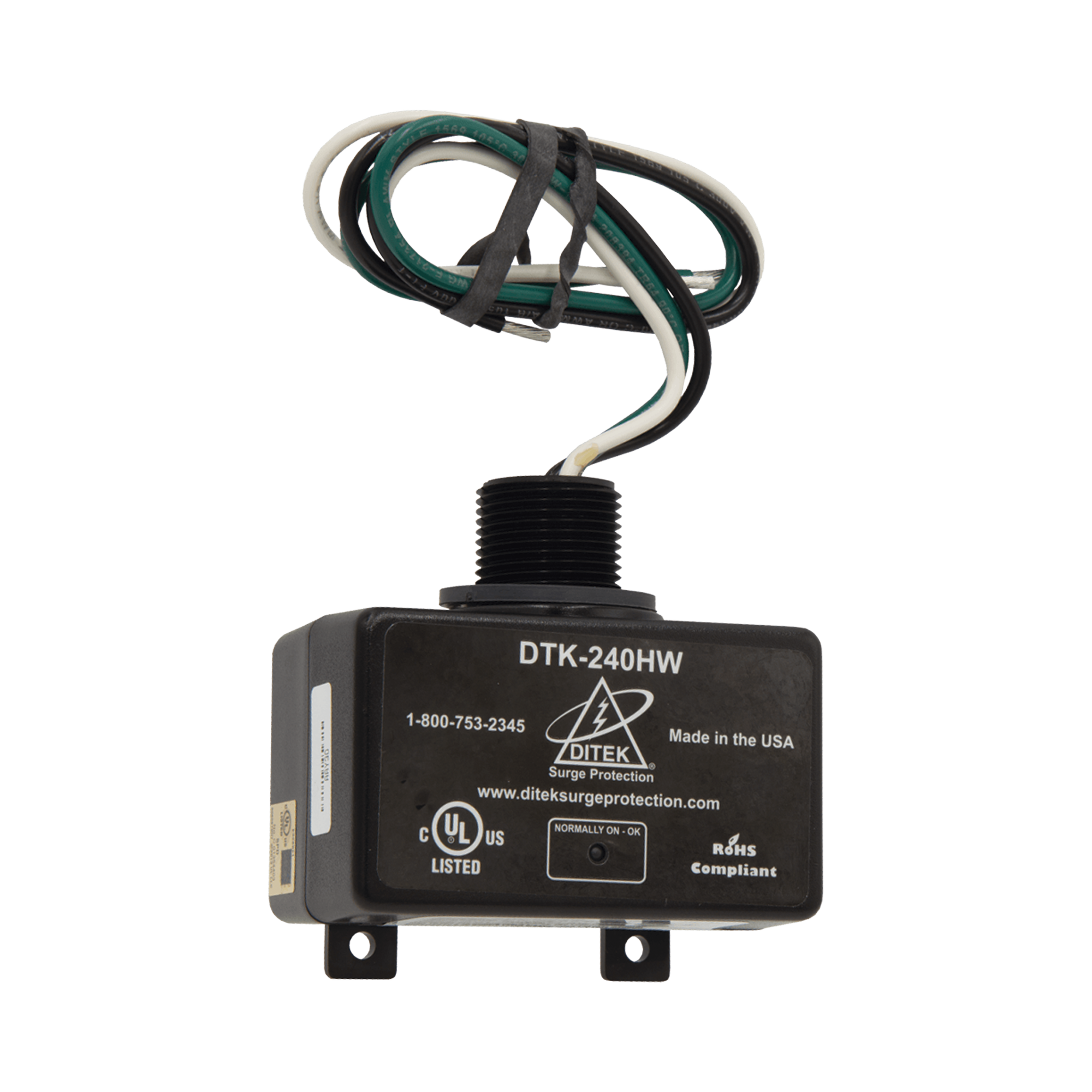 Dispositivo de Protección Contra Sobretensiones de 240 VCA, Para Paneles de Alarma de Incendio, Páneles Eléctricos residenciales, Motores, Sistemas de Bombeo