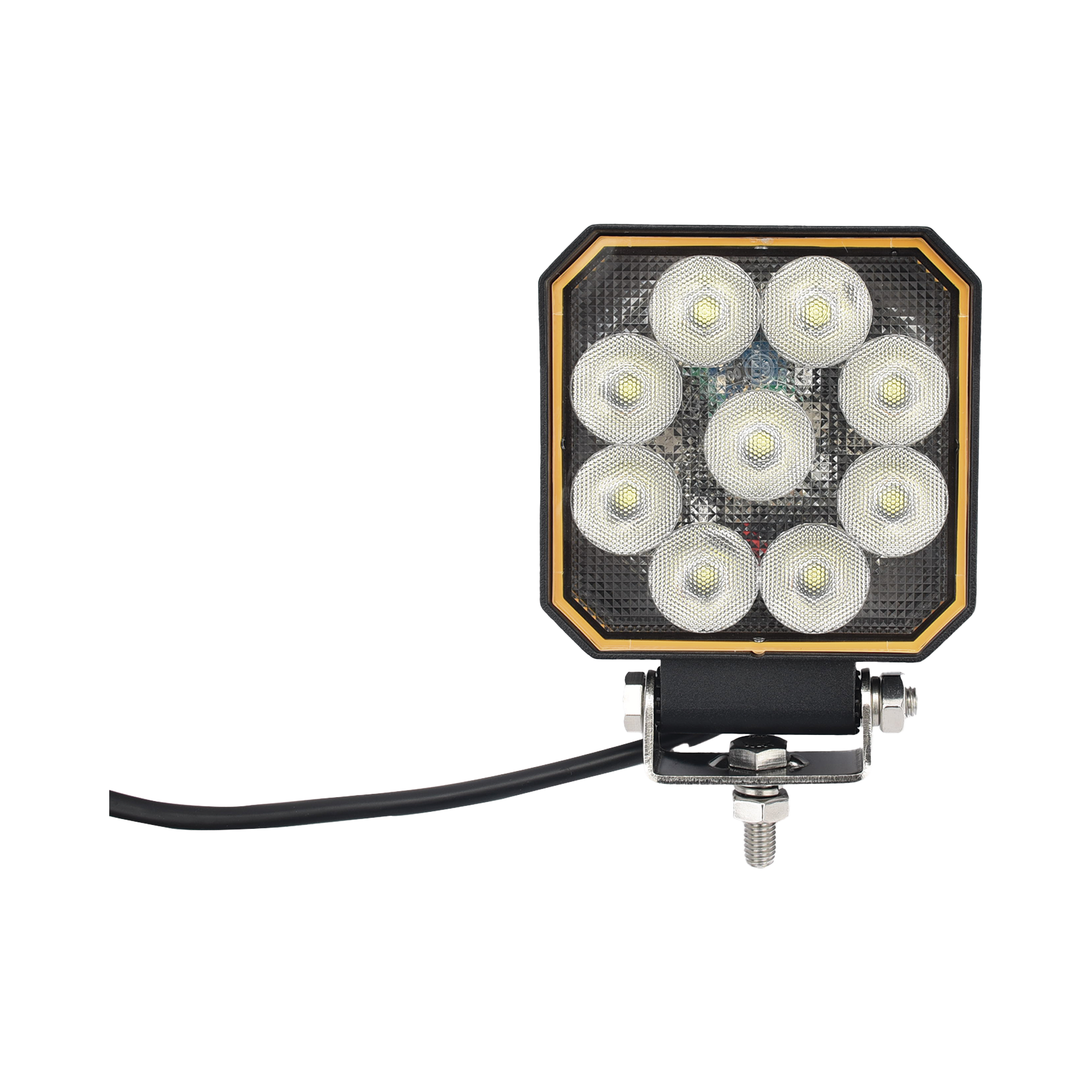 Luz de trabajo bluetooth, 9 LED, 1500 Lumenes, 12-24 Vcd