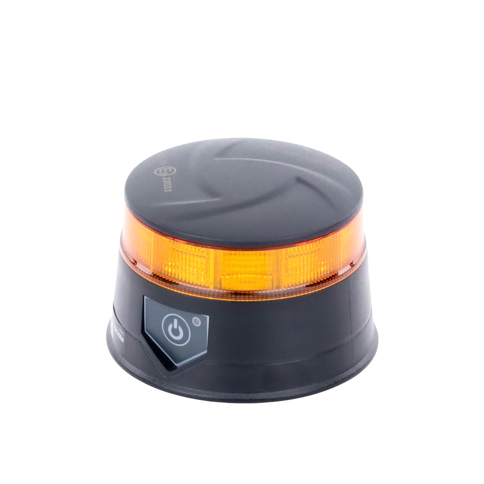 Baliza LED Recargable, Compacta y Discreta, Color Ámbar, Con Montaje Magnético y de Succión