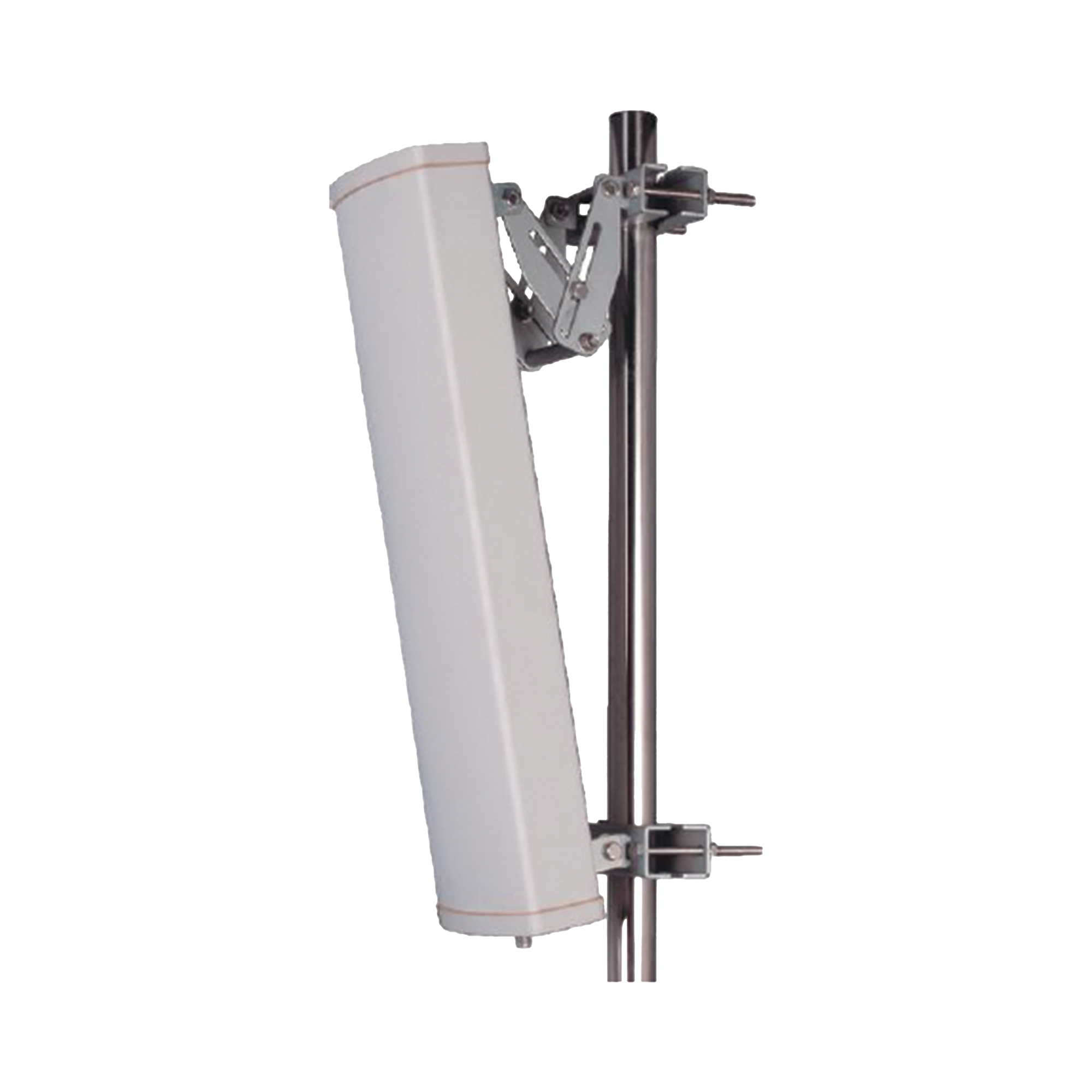Antena sectorial para 2G, 3G, 4G y 5G de telefonía celular / 15 dBi / Multi Banda / Rango de Frecuencia (698-960 / 1710-2700 MHz).