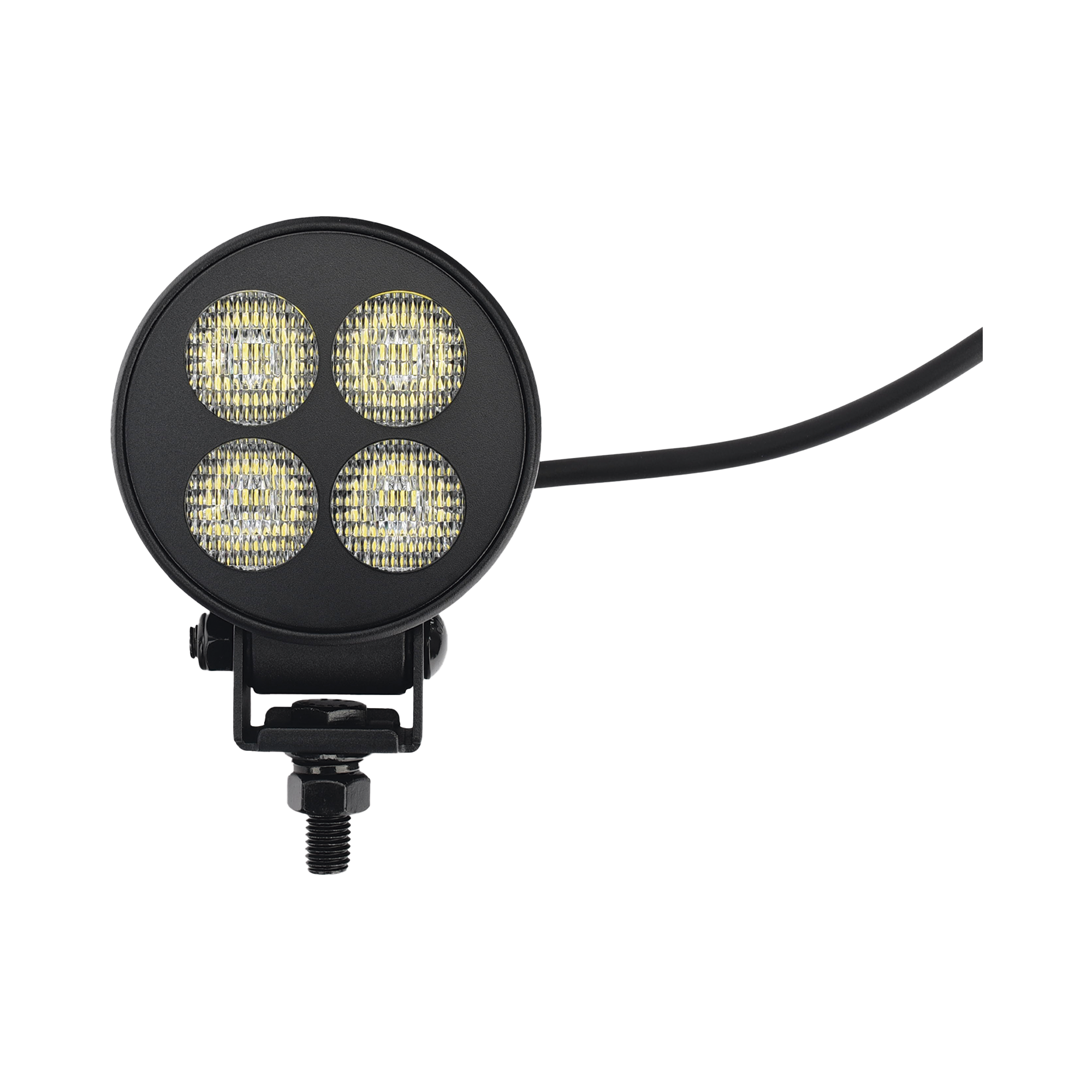 Luz de Trabajo Ultra brillante Circular, 4 LED, 2556 Lúmenes, 12-24 Vcd