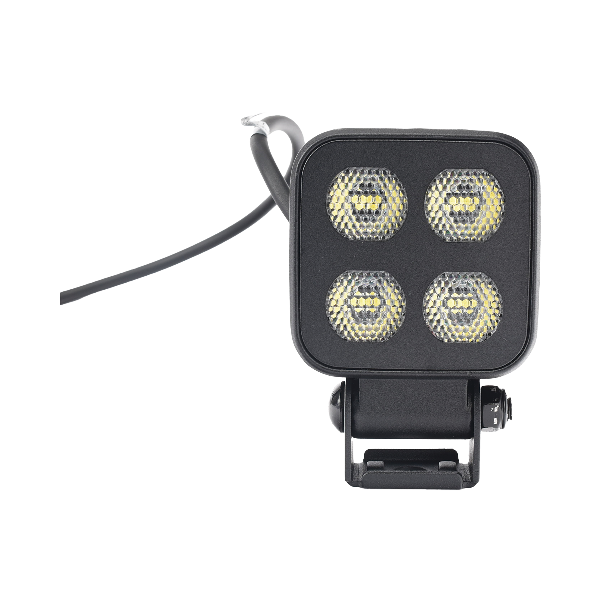 Luz de Trabajo Ultra brillante Cuadrada, 4 LED, 2650 Lúmenes, 12-24 Vcd