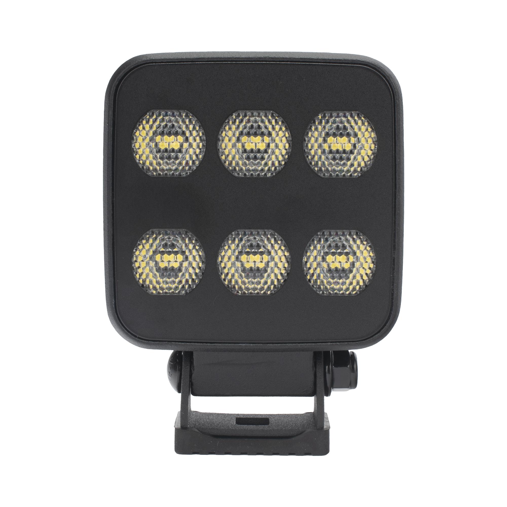 Luz de Trabajo Ultra brillante Cuadrada, 6 LED, 6552 Lúmenes, 12-24 Vcd