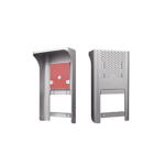 Cubierta o Housing Color Gris Para dispositivos de Control de Acceso / Medidas 250 x 133 x 80 mm /Compatible con Teclados, Videoporteros, Biométricos, Etc.