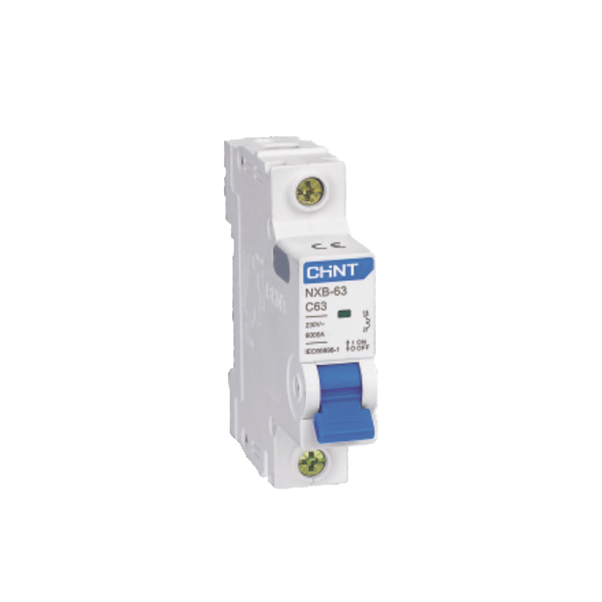 Pastilla para Riel Din, 1 Polo, 16 Amp, Vca:110/415v, 6kA, Catálogo: NXB631PC16, Serie: NXB-63.