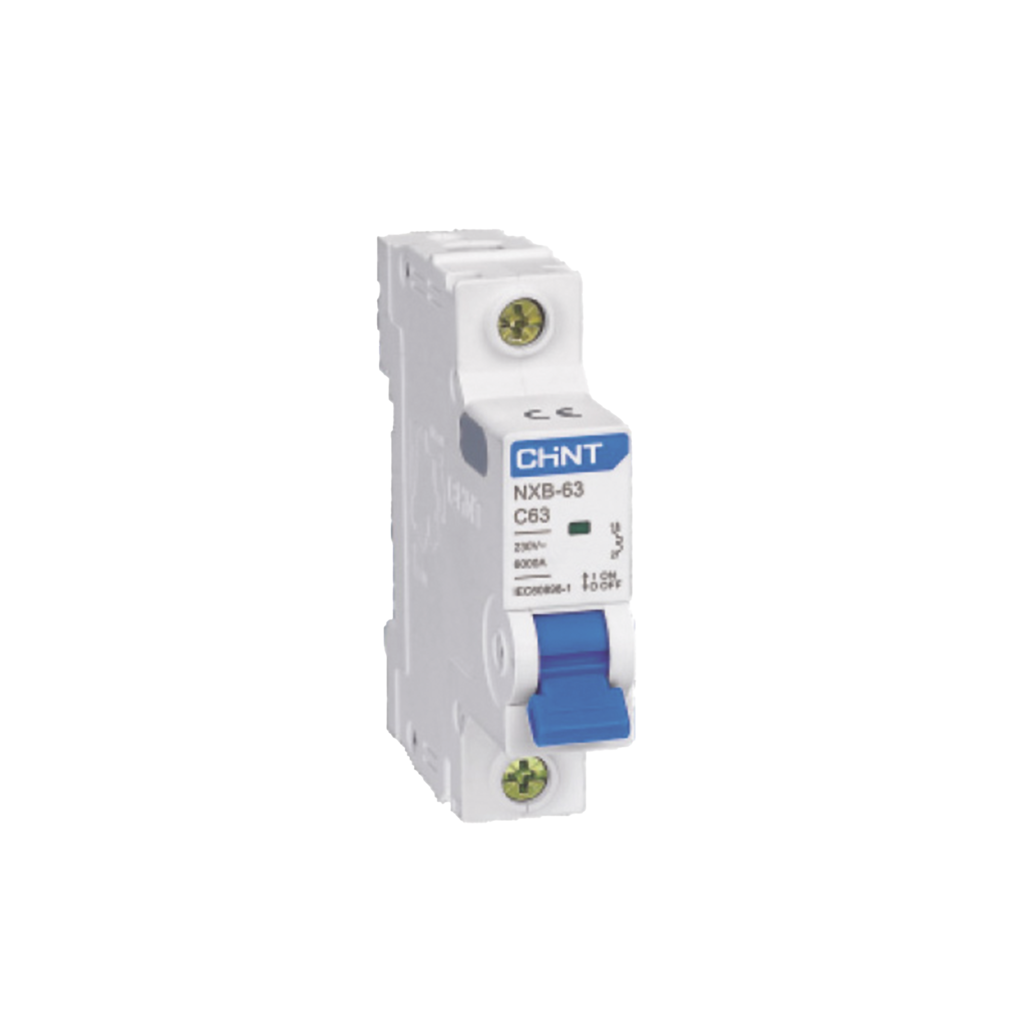 Pastilla para Riel Din, 1 Polo, 40 Amp, Vca:110/415v, 6kA, Catálogo: NXB631PC40, Serie: NXB-63.