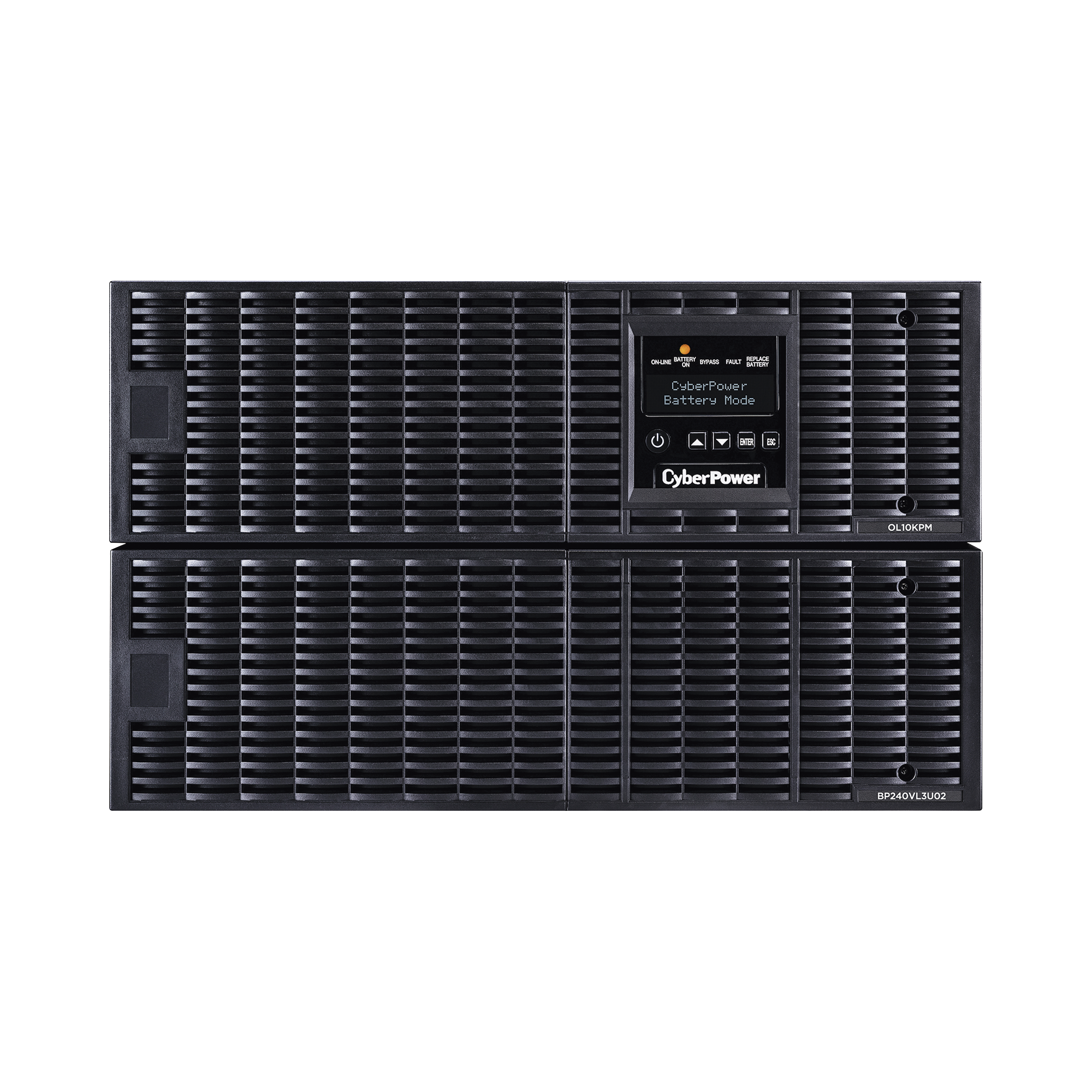 UPS de 10000 VA/10000 W, Online Doble Conversión, 200 - 240 Vac de Entrada, 200 - 240 Vac de Salida, Terminal Hardwired, Onda Senoidal Pura, Torre o Rack de 6 UR, Con 3 Tomas NEMA L6-30R