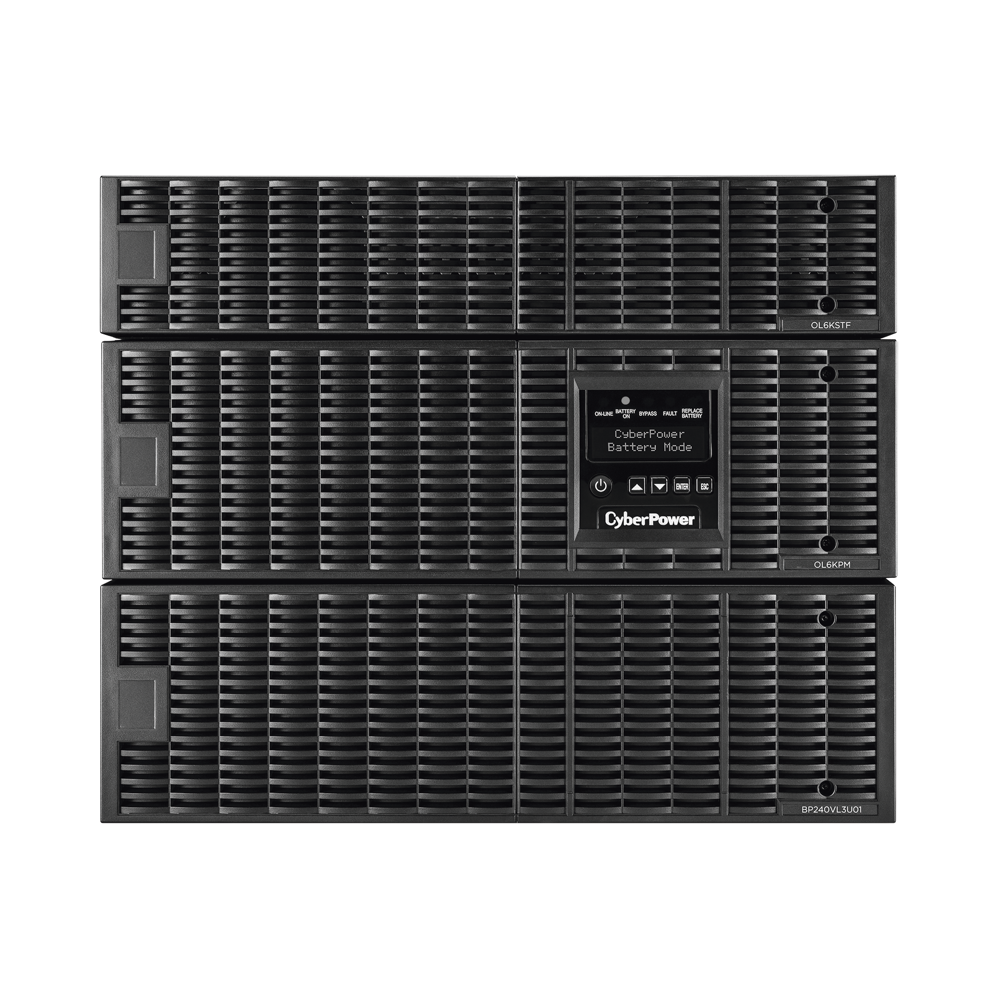 UPS de 6000 VA/5400 W, Online Doble Conversión, 200 - 240 Vac de Entrada NEMA L6-30P, 120 - 240 Vac de Salida, Onda Senoidal Pura, Torre o Rack de 8 UR, Con 6 Tomas NEMA 5-20R, 2 NEMA L6-20R y 1 NEMA L6-30R