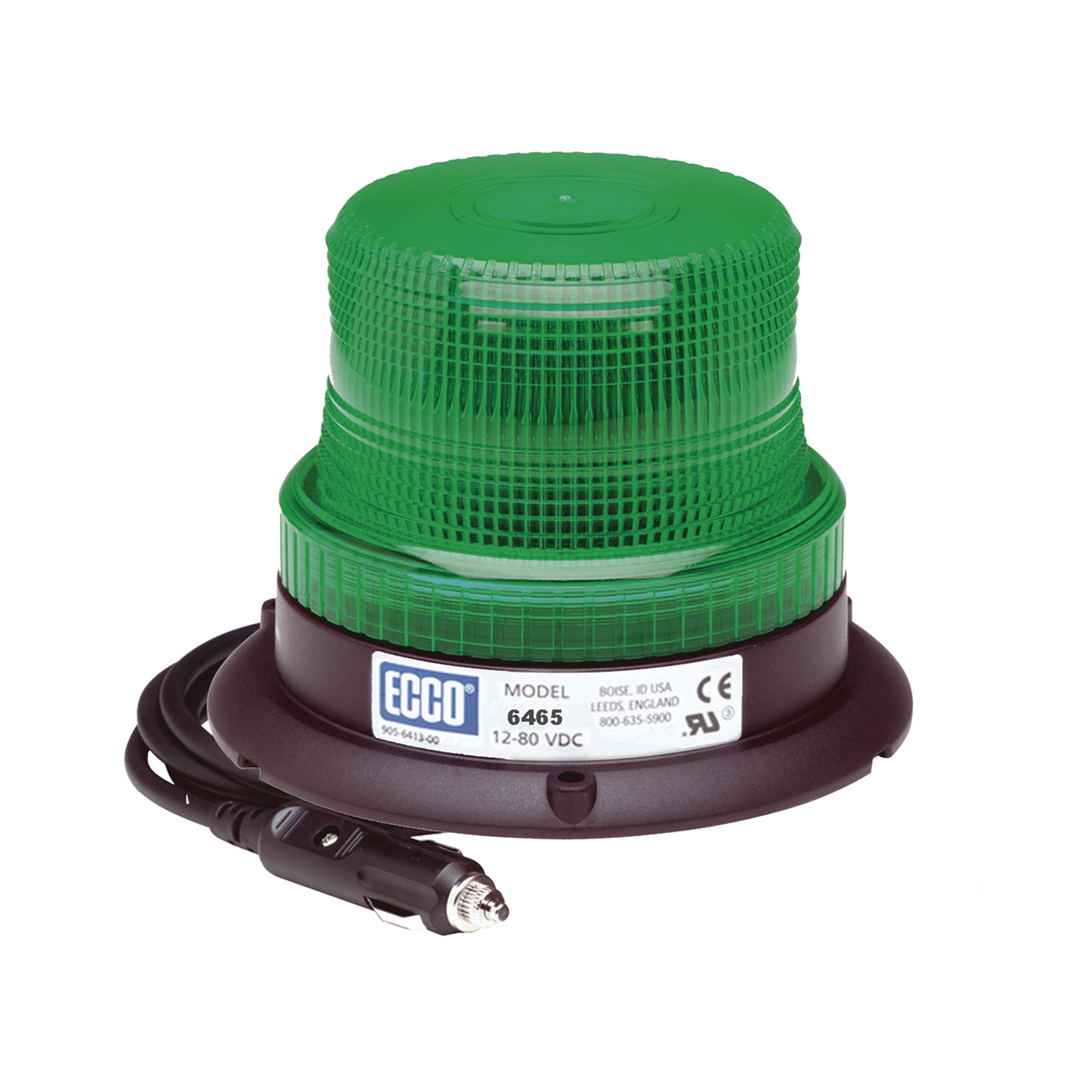 Mini Burbuja Led color Verde Serie X6465 con montaje de succión magnetico