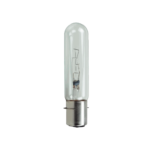 Bombilla de preenfoque transparente de 120 Vca de tamaño mediano para servicio pesado