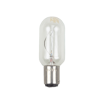 Bombilla transparente de 120 Vca / 30 W de doble contacto