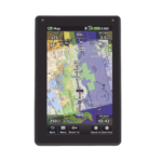 Navegador portátil aera 760, muestra información de trafico aéreo y una excelente visualización por medio de su  pantalla con visión 3D  touch screen.