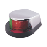 Luz Bi-Color con Carcasa Cromada para Embarcaciones a Motor Menores de 12 Metros