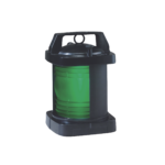 Luz de navegación con lente en color verde con arco de visibilidad: 112-1/2°