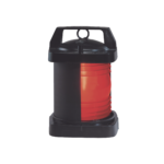 Luz de navegación con lente en color rojo con arco de visibilidad: 112-1/2°