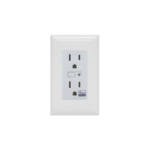 (ZWAVE) Tomacorriente con señal inalambrica Z-WAVE, compatible con HUB HC7, C8, puede ser un panel de alarma L5210, L7000 con Total Connect y Alarm.Com