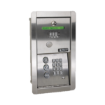 Audioportero Telefónico DKS Con Directorio / 100 Números Telefónicos / Control Para 2 Puertas / Gabinete Para Empotrar / Marcación a 16 Digitos / Linea análoga o digital