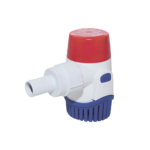 Bomba sumergible de achique de 800 galones por hora a 12 Volts de corriente directa.