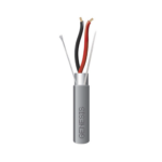 Bobina de 305 Metros / Cable 2 x 22 AWG / Color Gris / Blindado / Riser / Aplicaciones de Audio Control de Acceso y Automatización