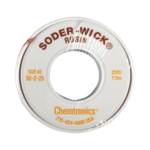 Rollo de Desoldar de 0.01 Lb, Malla Trenzada de 0.060" de Ancho por 7.5 m de Largo con Resina para Alta Absorción.